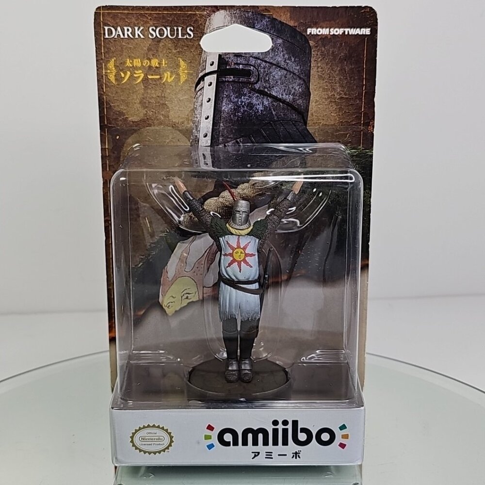 Dark Souls Solaire of Astora amiibo Box NEW Sealed